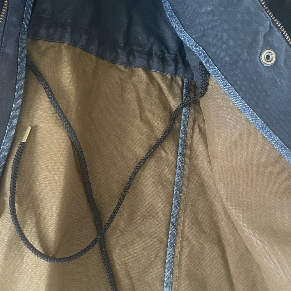 J. Crew waxed cotton canvas color block barn jacket size XXS - Picture 6 of 7